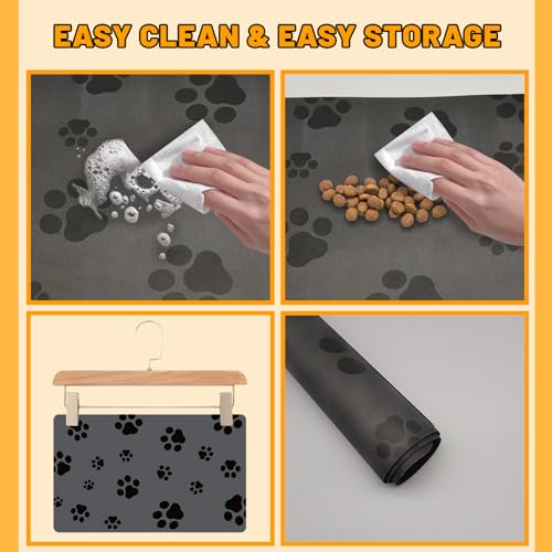 18"×30" Dog Food Mat (Dark Gray-JY / 18"×30")