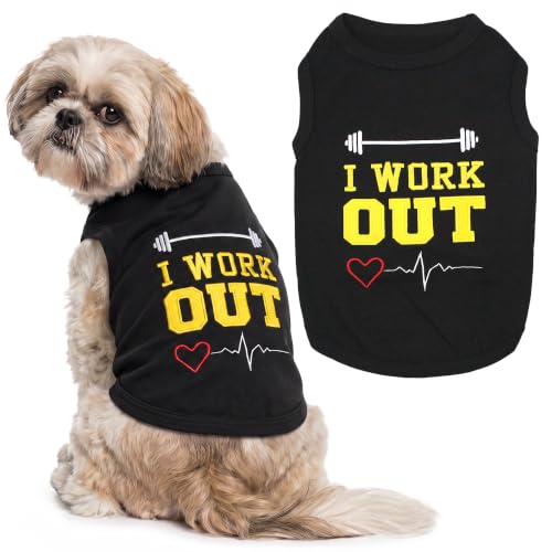Dog Shirt 100% Cotton Shirts for Medium Dogs (M(8-12lbs))