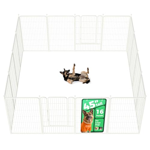 Rollick Dog Playpen (White / 45"H)