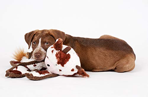 by Charming Pet Cuddle Tugs Bunny Plush Squeaky Dog Toy (Tugs Bunny / 1 Count)