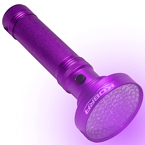 Kobra UV Black Light Flashlight 395nm (Purple / 100 LED)