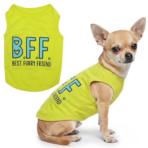 Dog Shirt 100% Cotton Shirts for Small Dogs (S(5-8lbs))
