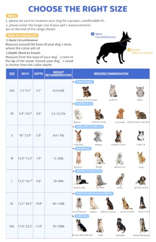 Soft Dog Cone Collar to Stop Licking After Surgery (Blue / XL)