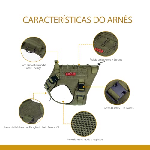 Tactical Dog Harness (Medium / Green)