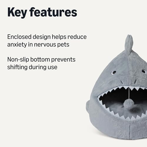 Shark Shape Cat House for Indoor Cats (Shark shape)