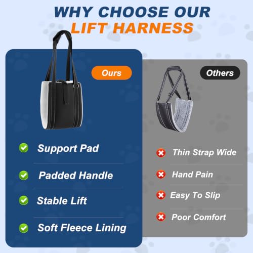 Dog Lift Harness for Rear Legs (Large)