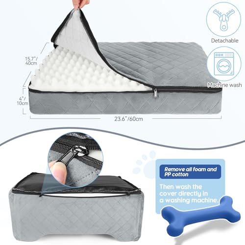 Dog Car Seat for Medium (Grey)