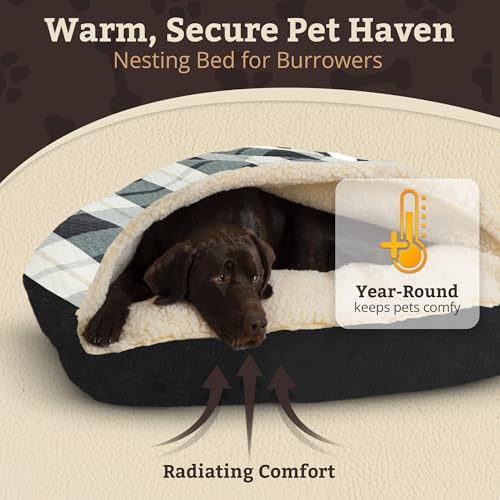 Rectangle Cozy Cave Dog Bed (Barkley Black Diamond / Extra Large)