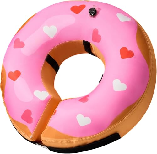 Inflatable Dog Cone Collar Alternative After Surgery XXLarge (HeartShape / XX-Large[Neck:21"-23"])