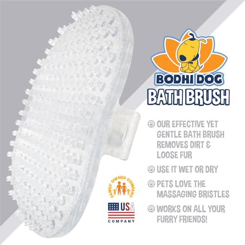 Shampoo Brush (1 Pack / Clear Silver Glitter)