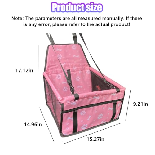 Pet Car Seat Waterproof Oxford Dog Car Booster Seats