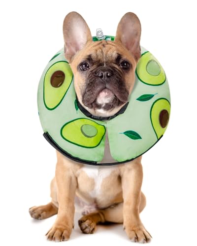 Inflatable Dog Cone (Avocado / M(12"-15"))