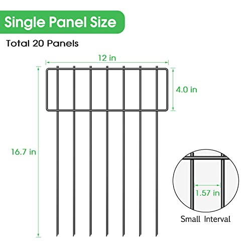 20 Pack Animal Barrier Fence No Dig (20 Pack)