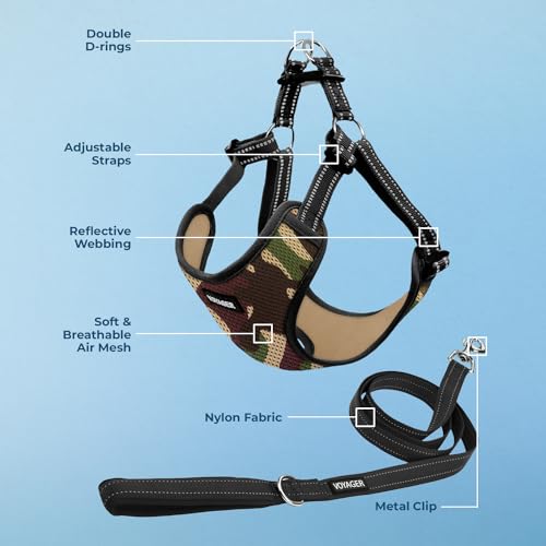 Voyager Adjustable Step (Harness Leash Set (Army Base) / XS)