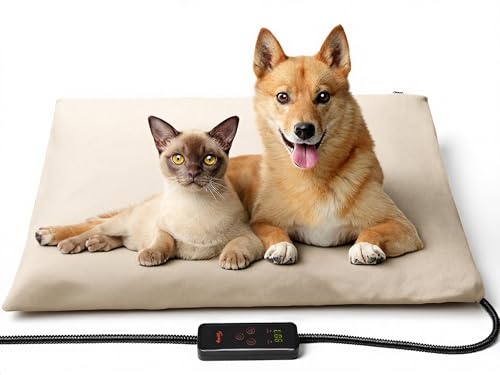 Pet Heating Pad (35.0"L x 24.0"W x 0.6"Th / Beige)