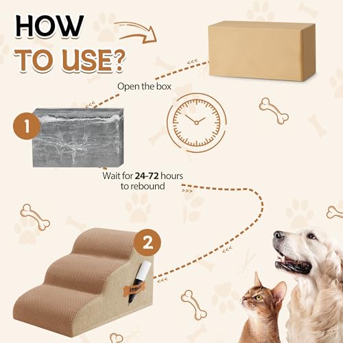Dog Stairs Ramp for Beds Couches