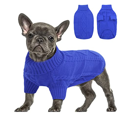 Dog Sweater for Small to Large Dogs (Large / Royal Blue)