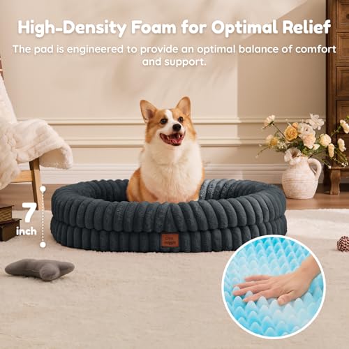Orthopedic Dog Bed (Dark Grey / L(35*28*7))