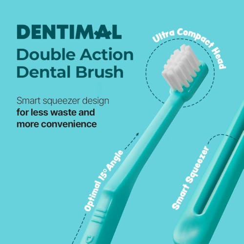 Dentimal Double Action Pet Toothbrush