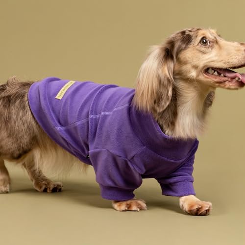 3 Pack Classic Fleece Dog Sweater (X-Large / Purple-MediumPurple-FireBrick)