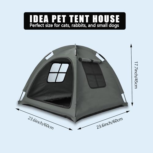 Anti Anxiety Open Pet Tent for Cats & Dogs (Contemporary)