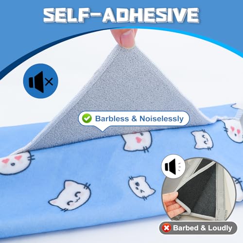 Cat Grooming Wrap for Nail Trimming (M-21.6in ( Weight:＜ 6lbs ) / BlueCat)
