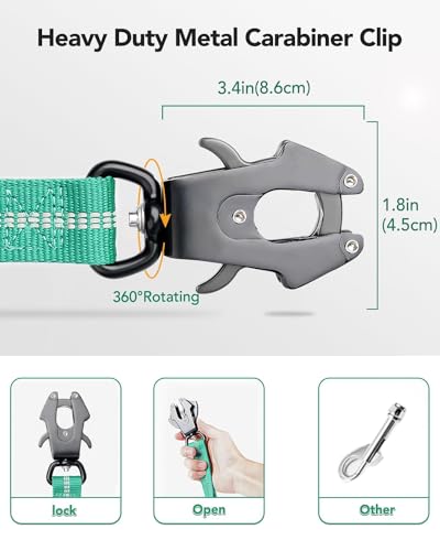Tactical Bungee Dog Leash (Teal)