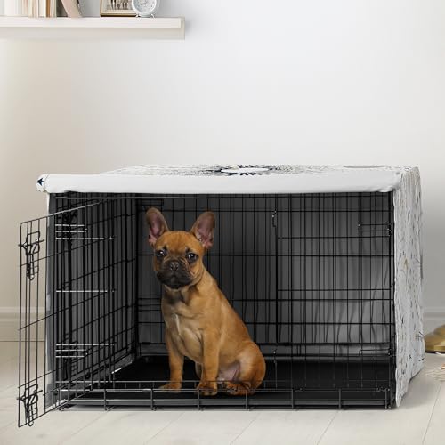 30in. Small Medium Dog Crate Cover (Blue Celestial / 30.0"L x 21.0"W x 19.5"H)