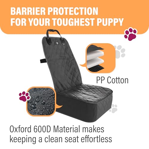 Dog Car Seat Cover (Black)