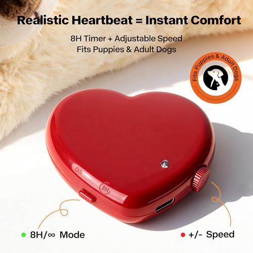 PetPrime Dog Plush Toy with Heartbeat for Puppies (Beige)