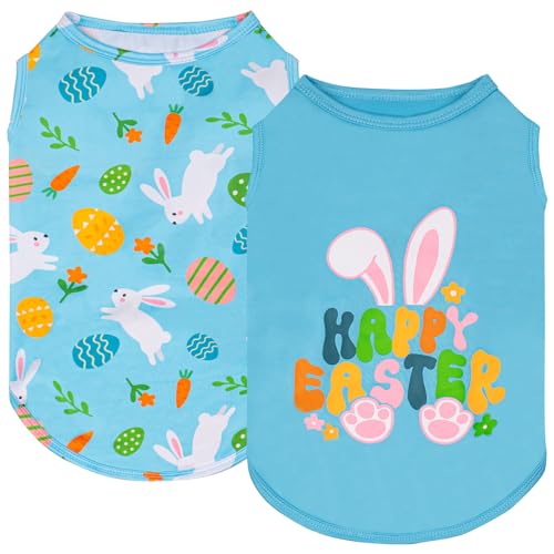 2Pack Easter Dog Shirt (Medium (7-13lbs) / 8# Easter)