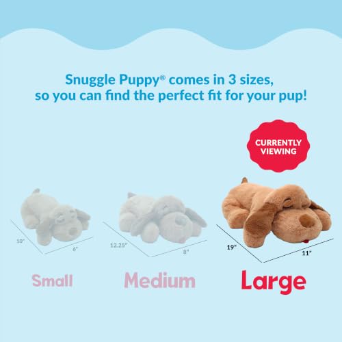 Snuggle Puppy Heartbeat Toy (Large Breed Biscuit / 1 Count (Pack of 1))