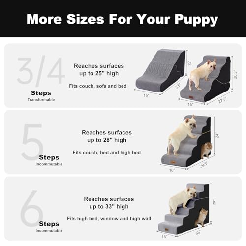 Dog Ramp for High Beds with Tunnel