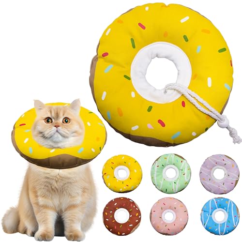 Cat Cone Collar Soft (Waterproof Yellow / Medium)