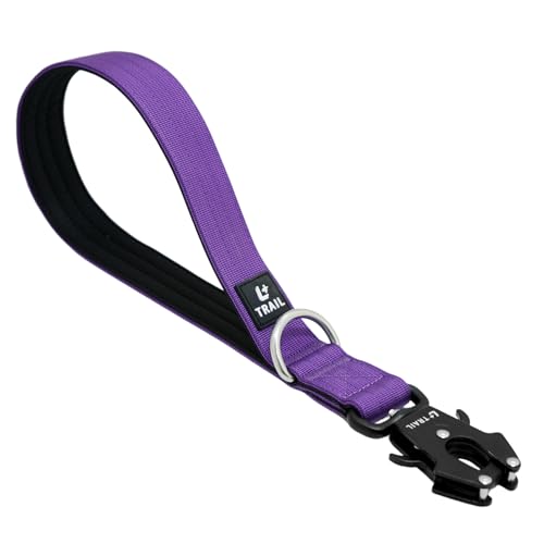 14 Inch Traffic Dog Leash for Large Dogs (Purple)