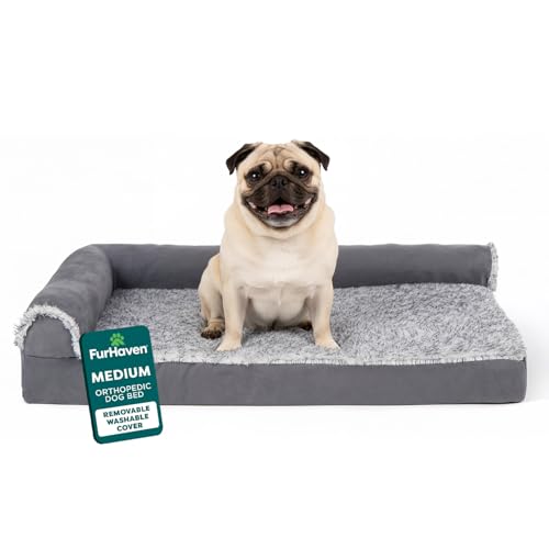 Orthopedic Dog Bed for Medium Dogs (Medium / Stone Gray)