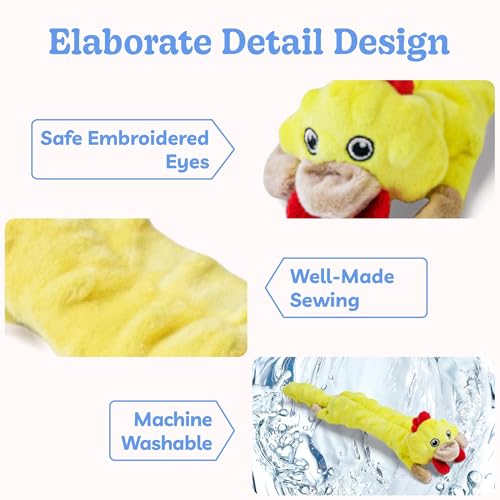 Dog Squeaky Toys 5 Pack (Medium / Bubble Plush-5 Pack)