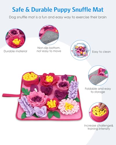 Snuffle Mat for Dogs (Red)
