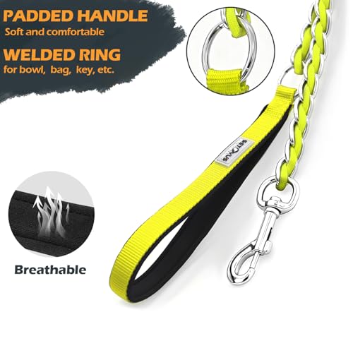 Chain Dog Leash (Yellow / 5.2FT(5-30lb))