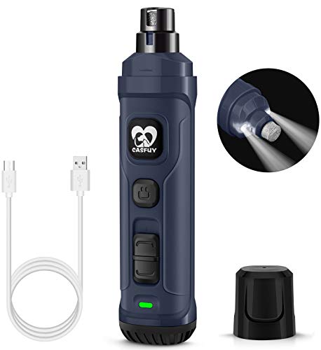 Dog Nail Grinder with 2 LED Light (B-Blue)