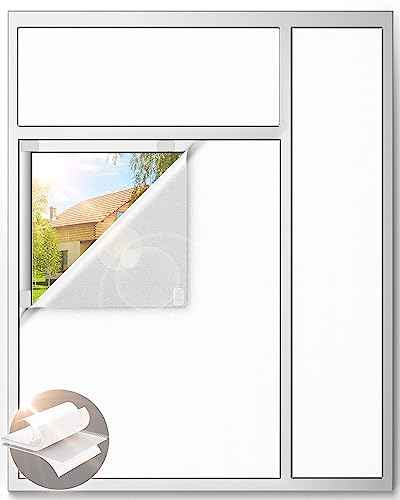 Blackout Curtains for Bedroom (White / 58"W x 70"H)