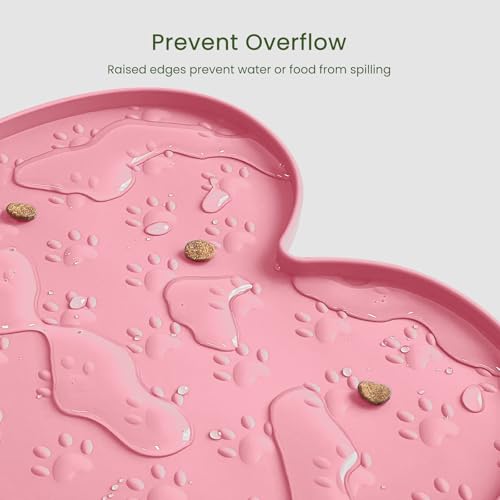 Dog Food Mat Anti (25.6" x 13" / Pink)