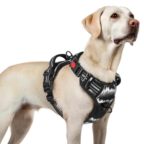 Dog Harness for Large (Large / Mountain Black)