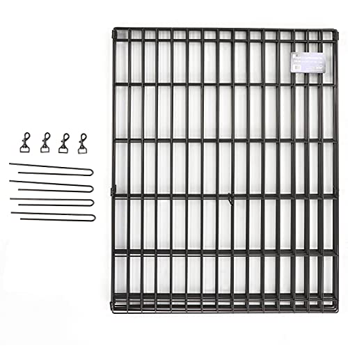 MidWest 48 Inch Exercise Pen (Black w/ Door / 48" H)