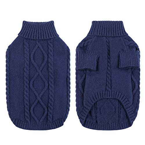 Dog Sweater for Small to Large Dogs (Large / Dark Navy)