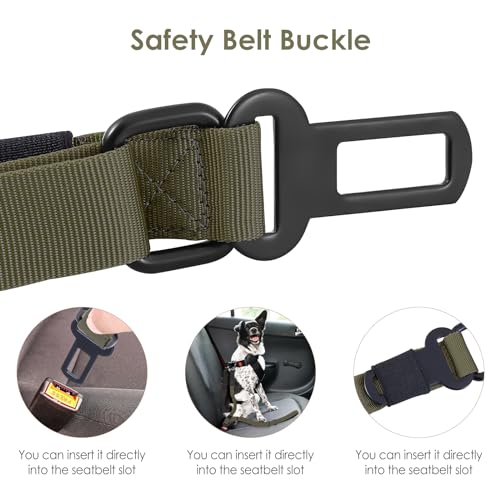 Tactical Bungee Shock Absorbing No Pull Dog Leash (Army Green)