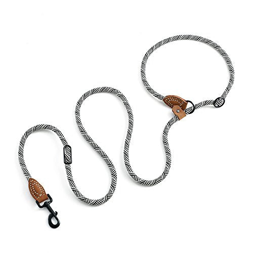 Hands Free Dog Leash (White / 7FT Hands Free)