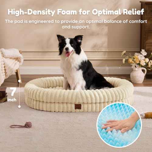 Orthopedic Dog Bed (Sandy Beige / XL(41*30*7))