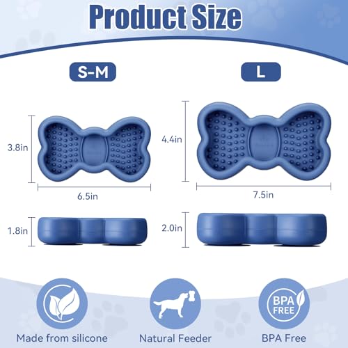 Lick Mat for Dogs (S / A-Dark blue)