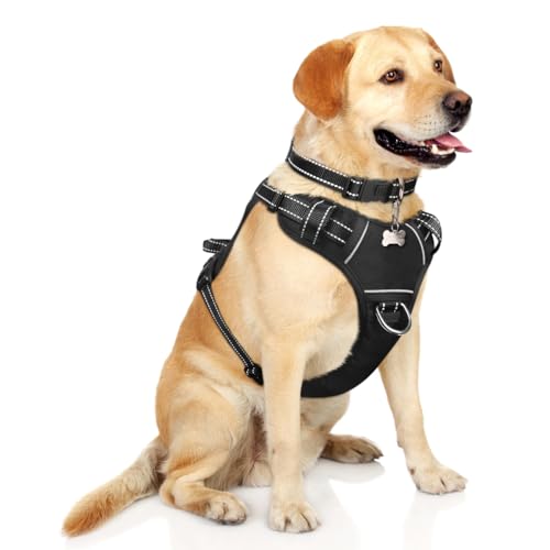 Dog Harness No Pull (Large / Black)